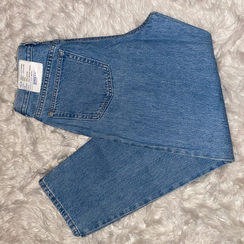 Lands’ End Straight Leg Blue Jeans